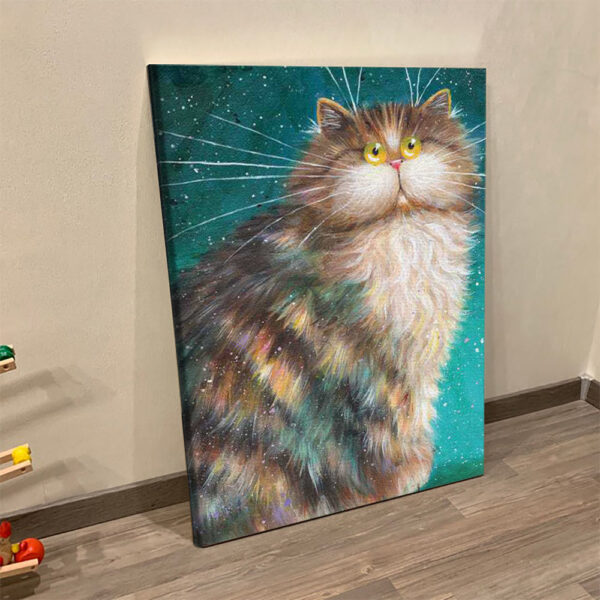 Cat Portrait Canvas – Minino – Canvas Print – Cat Wall Art Canvas – Canvas With Cats On It – Cats Canvas Print – Furlidays