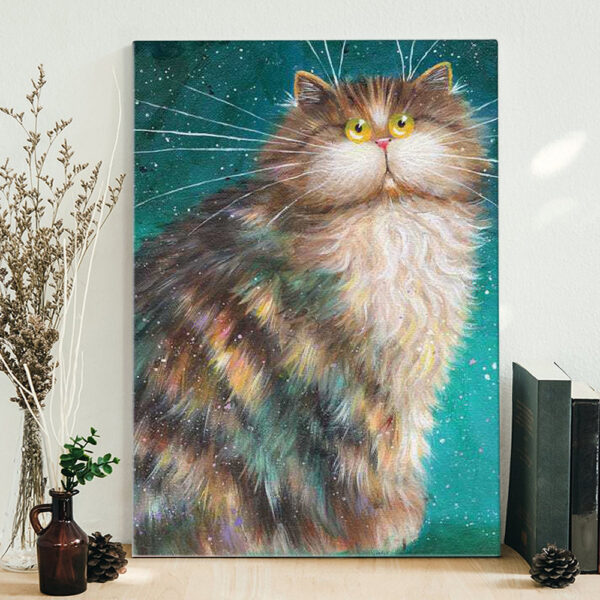 Cat Portrait Canvas – Minino – Canvas Print – Cat Wall Art Canvas – Canvas With Cats On It – Cats Canvas Print – Furlidays