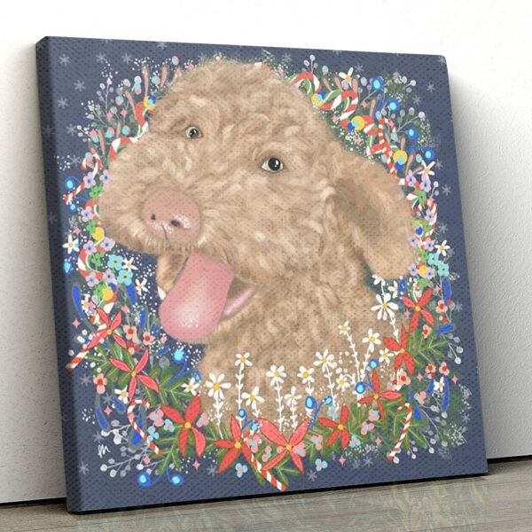 Dog Square Canvas – Golden Doodle – Canvas Print – Dog Canvas Print – Dog Canvas Art – Dog Painting Posters – Furlidays