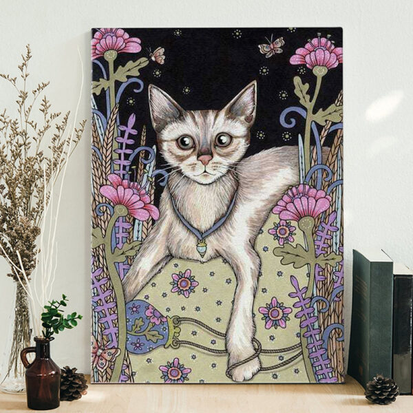 Cat Portrait Canvas – The Pickpocket – Canvas Print – Cat Wall Art Canvas – Canvas With Cats On It – Cats Canvas Print – Furlidays