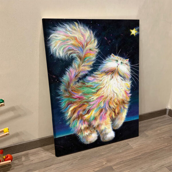 Cat Portrait Canvas – Twinkle – Canvas Print – Cat Wall Art Canvas – Canvas With Cats On It – Cats Canvas Print – Furlidays
