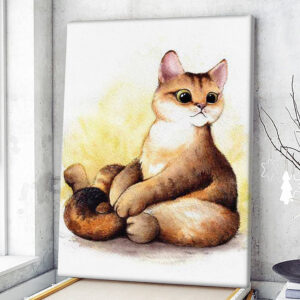 Cat Portrait Canvas – Where Is…