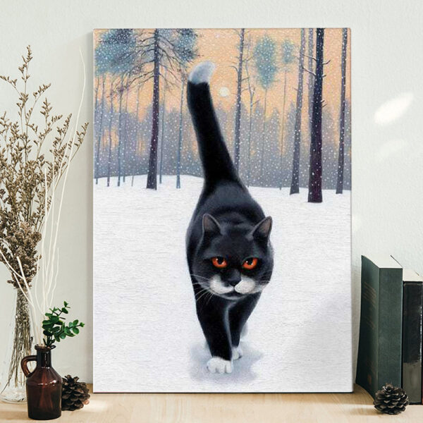 Cat Portrait Canvas – A Walk In The Park – Canvas Print – Cat Wall Art Canvas – Canvas With Cats On It – Cats Canvas Print – Furlidays