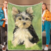 Dog Blanket – Moxie Roxie – Dog Throw Blanket – Dog In Blanket – Dog Fleece Blanket – Furlidays