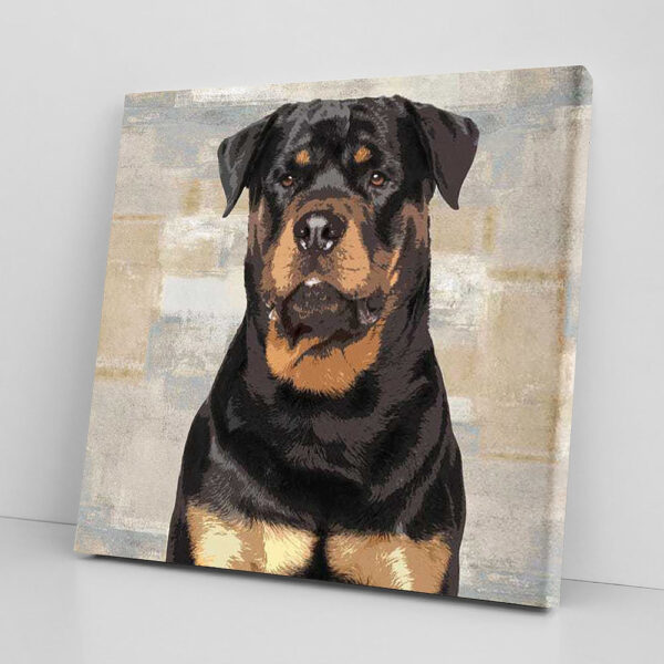 Dog Square Canvas – Dog Canvas – Rottweiler – Canvas Print – Dog Wall Art Canvas – Dog Poster Printing – Dog Canvas Art – Dog Painting Posters – Furlidays