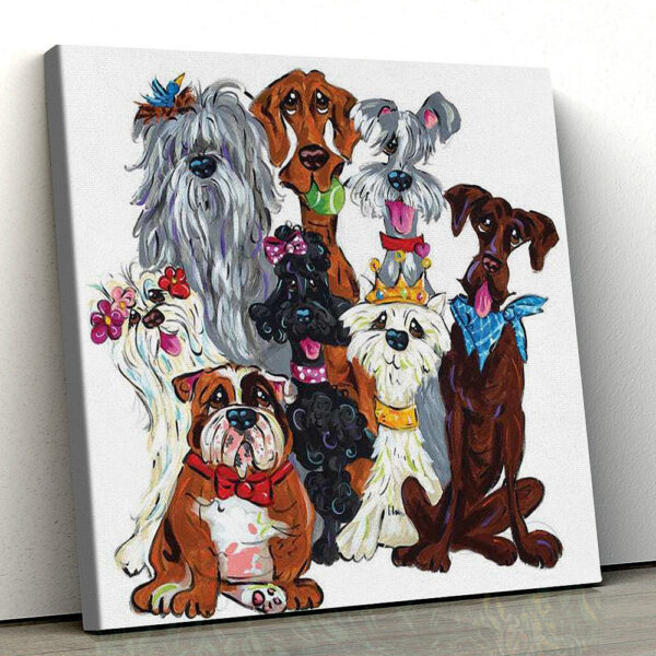 Dog Square Canvas – Best Of Show – Canvas Print – Dog Wall Art Canvas – Dog Poster Printing – Dog Canvas Art – Furlidays