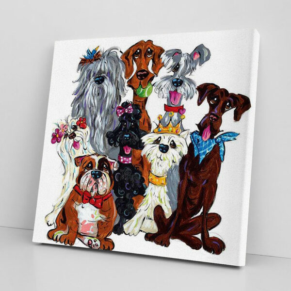 Dog Square Canvas – Best Of Show – Canvas Print – Dog Wall Art Canvas – Dog Poster Printing – Dog Canvas Art – Furlidays