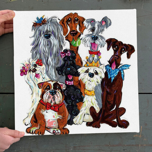 Dog Square Canvas – Best Of Show – Canvas Print – Dog Wall Art Canvas – Dog Poster Printing – Dog Canvas Art – Furlidays