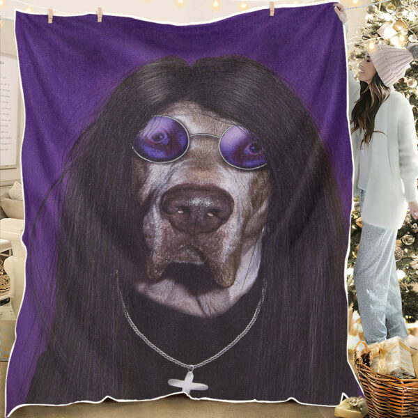 Dog Blanket – Dog Blanket For Couch – Blanket With Dogs Face – Blanket With Dogs On It  – Dog In Blanket – Furlidays