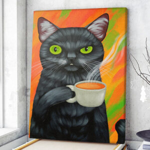 Cat Portrait Canvas – Cat Wall…