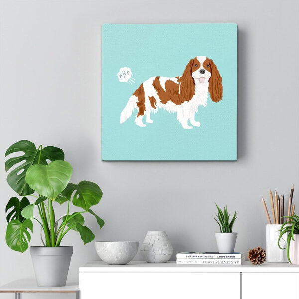 Dog Square Canvas – Cavalier King Charles Spaniel – Canvas Print – Dog Canvas Print – Dog Wall Art Canvas – Furlidays