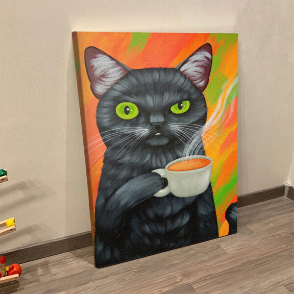 Cat Portrait Canvas – Cat Wall Art Canvas – Cat Canvas – Cats Canvas Print – Canvas With Cats On It – Furlidays