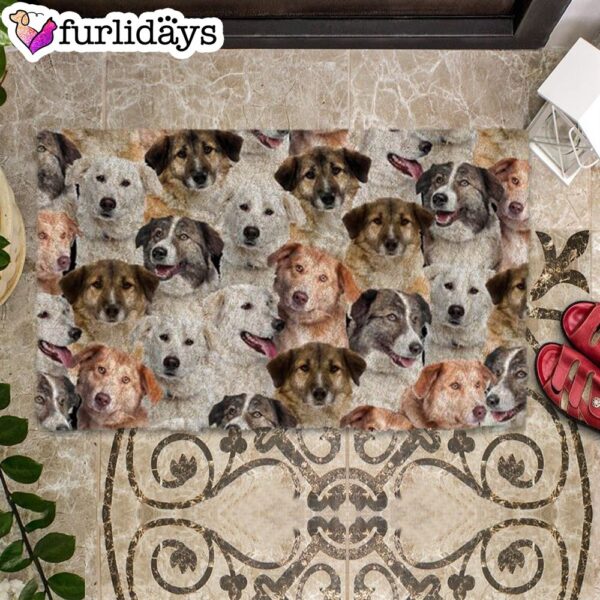 A Bunch Of Aidies Doormat – Xmas Welcome Mats – Dog Memorial Gift