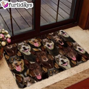 A Bunch Of Australian Kelpies Doormat…