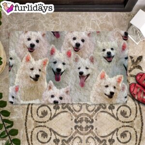 A Bunch Of Eskimos Doormat Xmas Welcome Mats Gift For Dog Lovers 2