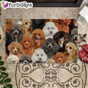 A Bunch Of Poodles Doormat Funny Doormat Gift For Dog Lovers 2