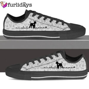 Airedale Terrier Low Top Shoes Sneaker For Dog Walking Dog Lovers Gifts for Him or Her 4