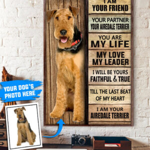 Airedale Terrier Personalized Poster & Canvas…