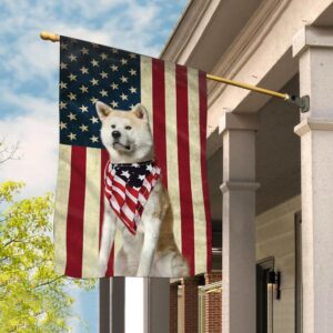 Akita House Flag – Dog Flags…