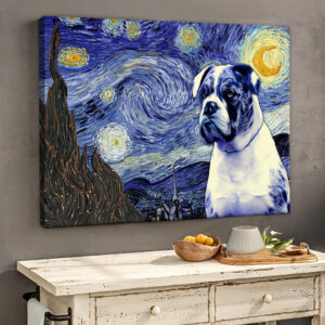Alapaha Blue Blood Bulldog Poster Matte Canvas Dog Wall Art Prints Painting On Canvas 2