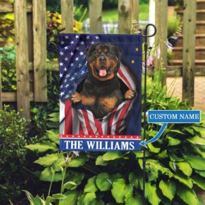 Alaska Rottweiler Personalized Garden Flag –…