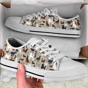 All Dog Lover Low Top Pattern Sk Low Top Shoes – Sneaker For Dog Walking – Best Gift For Dog Mom