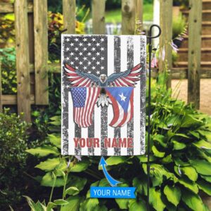 America Puerto Rico Personalized Flag Garden Flags Outdoor Outdoor Decoration 2