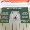 American Eskimo’s Rules Doormat – Funny Doormat – Gift For Dog Lovers
