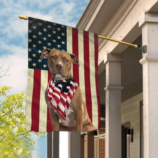 American Staffordshire Terrier House Flag – Dog Flags Outdoor – Dog Lovers Gifts for Him or Her