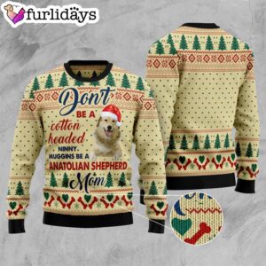 Anatolian Shepherd Mom Ugly Christmas Sweater Funny Family Sweater Gifts 3