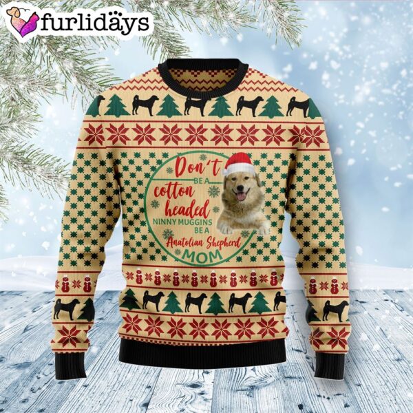 Anatolian Shepherd Mom Ugly Christmas Sweater – Xmas Gifts For Dog Lovers – Gift For Christmas
