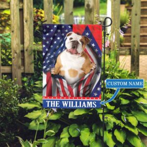 Arkansas Bulldog Personalized Garden Flag –…