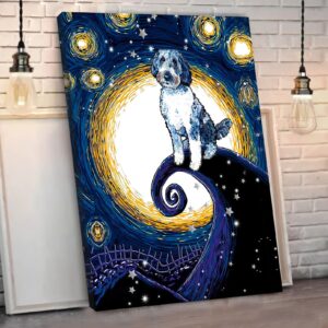 Aussiedoodle Poster Canvas Dog Canvas Wall Art Dog Lovers Gifts For Him Or Her 3