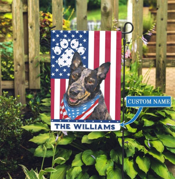 Australian Cattle Dog Personalized Garden Flag – Garden Dog Flag – Personalized Dog Garden Flags