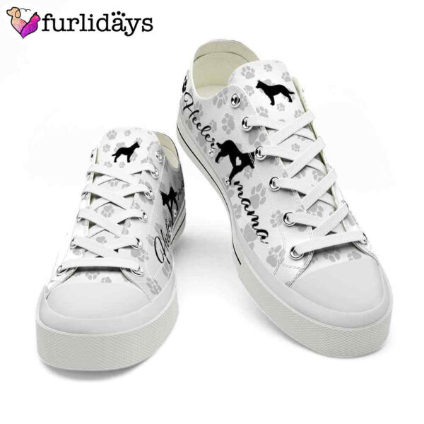 Australian Cattle Paws Pattern Low Top Shoes  – Happy International Dog Day Canvas Sneaker – Owners Gift Dog Breeders