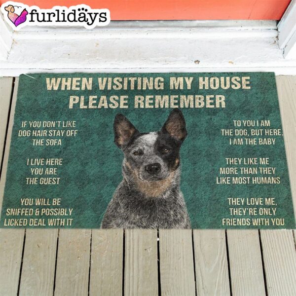 Australian Cattle’s Rules Doormat – Xmas Welcome Mats – Gift For Dog Lovers