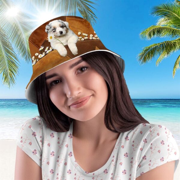 Australian Shepherd Bucket Hat – Hats To Walk With Your Beloved Dog – A Gift For Dog Lovers