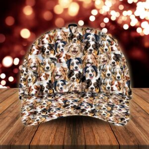 Australian Shepherd Cap Hats For Walking With Pets Dog Hats Gifts For Relatives 1 dn7fim