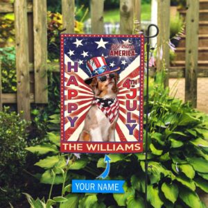 Australian Shepherd God Bless America 4th Of July Personalized Flag Garden Dog Flag Dog Flag For House 3