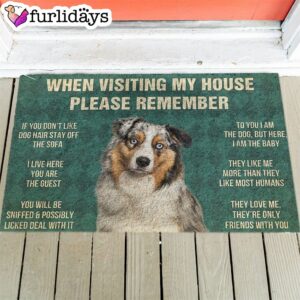 Australian Shepherd s Rules Doormat Funny Doormat Gift For Dog Lovers 1