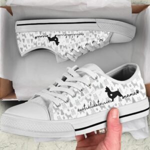 Australian Terrier Low Top Shoes Sneaker For Dog Walking Dog Lovers Gifts for Him or Her 1