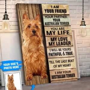 Australian Terrier Personalized Poster Canvas Dog Canvas Wall Art Dog Lovers Gifts For Him Or Her 2