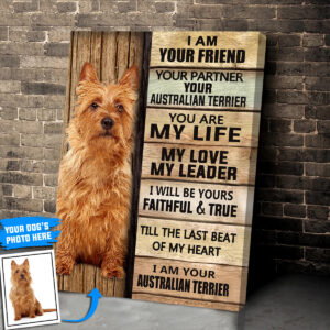 Australian Terrier Personalized Poster Canvas Dog Canvas Wall Art Dog Lovers Gifts For Him Or Her 4