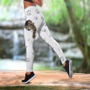 Baby Cat All Over Printed Women s Tanktop Leggings Set Perfect Workout Outfits Gifts For Cat Lovers 3 f9hak8