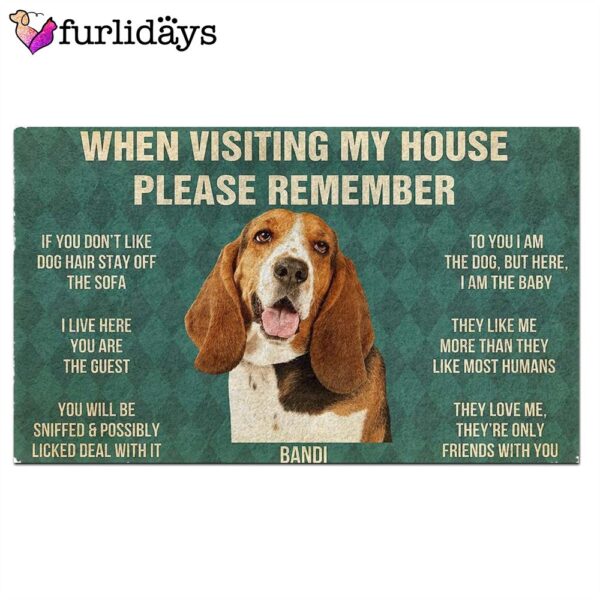 Bandi’s Rules Doormat – Funny Doormat – Gift For Dog Lovers