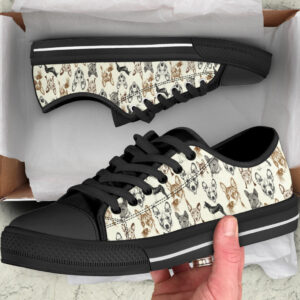 Basenji Low Top Shoes Low Top Sneaker Sneaker For Dog Walking 2