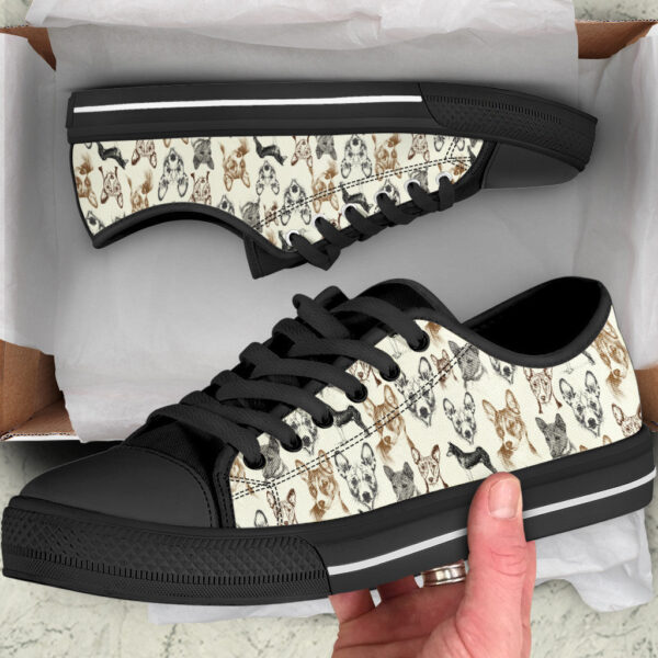 Basenji Low Top Shoes – Low Top Sneaker – Sneaker For Dog Walking