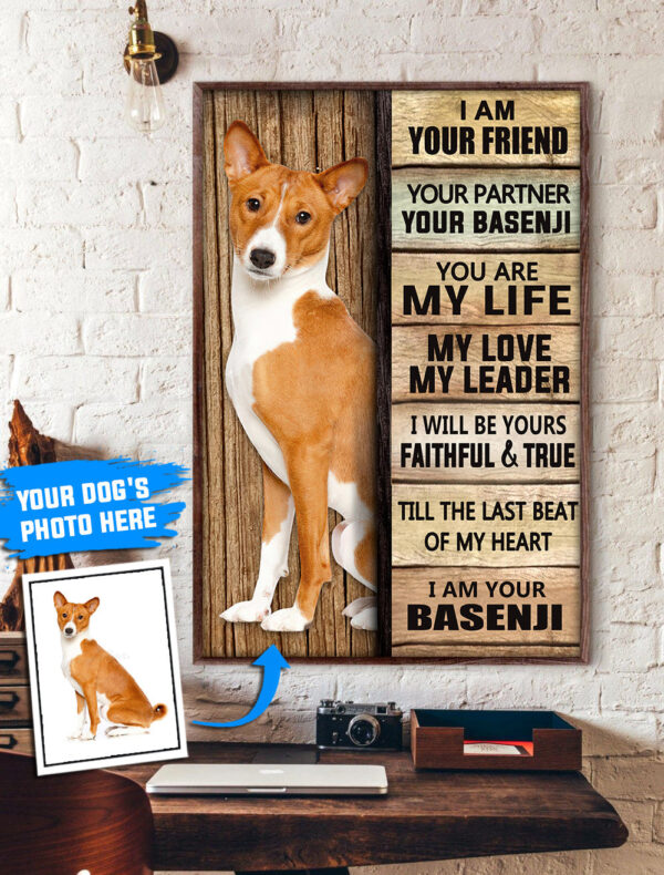 Basenji Personalized Poster & Canvas – Dog Canvas Wall Art – Dog Lovers Gifts For Him Or Her