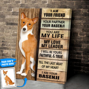 Basenji Personalized Poster Canvas Dog Canvas Wall Art Dog Lovers Gifts For Him Or Her 2