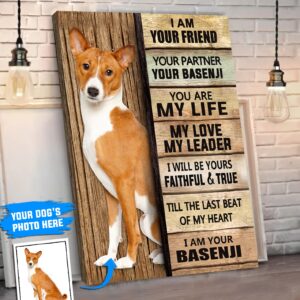 Basenji Personalized Poster Canvas Dog Canvas Wall Art Dog Lovers Gifts For Him Or Her 4